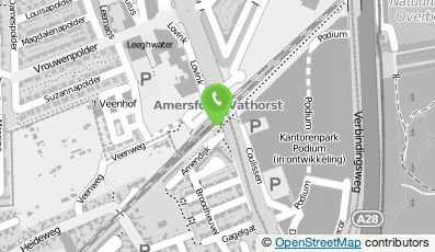 Bekijk kaart van Station Amersfoort Vathorst in Hooglanderveen