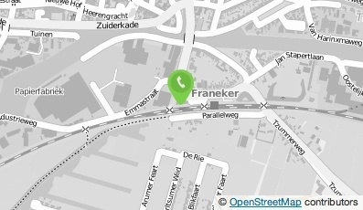 Bekijk kaart van Station Franeker in Franeker
