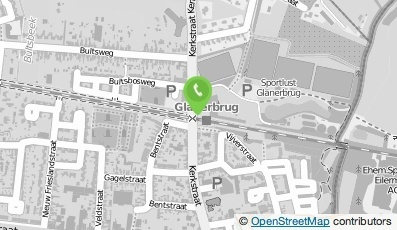 Bekijk kaart van Station Glanerbrug in Enschede