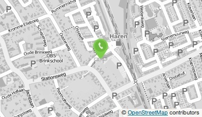 Bekijk kaart van Station Haren in Haren (Groningen)