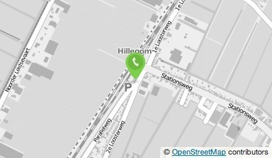 Bekijk kaart van Station Hillegom in Hillegom