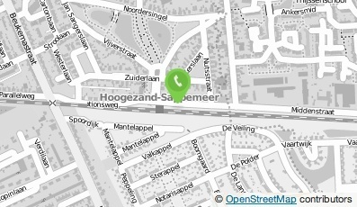 Bekijk kaart van Station Hoogezand-Sappemeer in Hoogezand