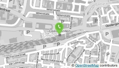 Bekijk kaart van Station Leeuwarden in Leeuwarden