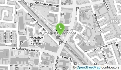 Bekijk kaart van Station Nijmegen Heyendaal in Nijmegen