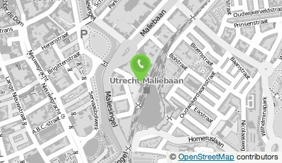 Bekijk kaart van Station Utrecht Maliebaan in Utrecht