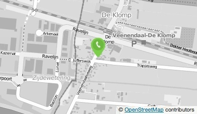 Bekijk kaart van Station Veenendaal-De Klomp in De Klomp