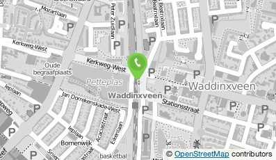 Bekijk kaart van Station Waddinxveen in Waddinxveen