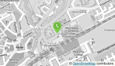 Bekijk kaart van Station Woerden in Woerden