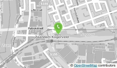 Bekijk kaart van Station Zaandam Kogerveld in Zaandam