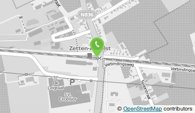 Bekijk kaart van Station Zetten-Andelst in Zetten