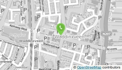 Bekijk kaart van ABN AMRO in Waddinxveen