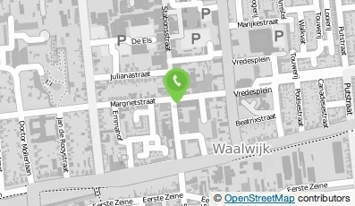 Bekijk kaart van BrainWash Waalwijk in Waalwijk