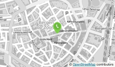 Bekijk kaart van Coach in Bergen op Zoom