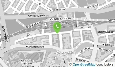 Bekijk kaart van Subway in Breda