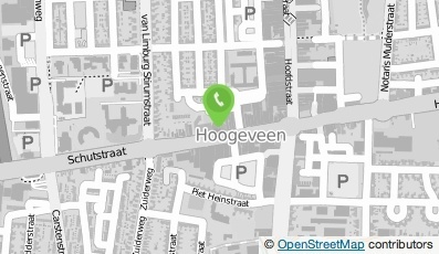 Bekijk kaart van Subway in Hoogeveen