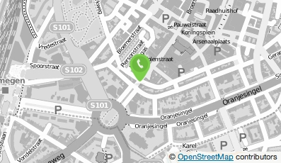 Bekijk kaart van McDonald's in Nijmegen
