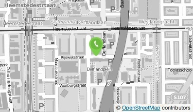 Bekijk kaart van Apotheek Delflandplein in Amsterdam