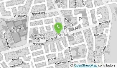 Bekijk kaart van Service apotheekkerk Driel in Kerkdriel