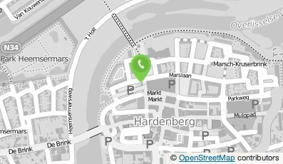 Bekijk kaart van Informatiepunt Regio Hardenberg in Hardenberg