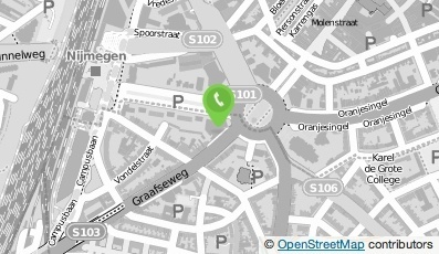 Bekijk kaart van VVV Nijmeegs Uitburo in Nijmegen