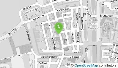 Bekijk kaart van Rabobank in Vianen (Utrecht)