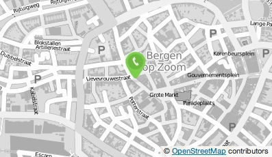 Bekijk kaart van Boekhandel Quist in Bergen op Zoom
