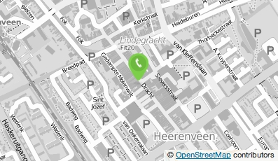 Bekijk kaart van Boekhandel Binnert Overdiep in Heerenveen
