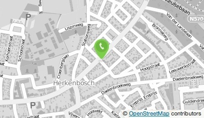 Bekijk kaart van Snackpoint De Sport in Herkenbosch