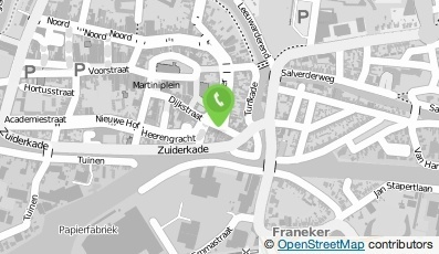 Bekijk kaart van Keurslager K. Dijkstra in Franeker
