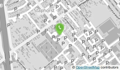 Bekijk kaart van THE READ SHOP in Staphorst