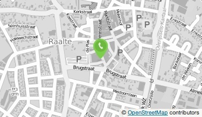 Bekijk kaart van G&W Gezondheidswinkel Plantijn in Raalte