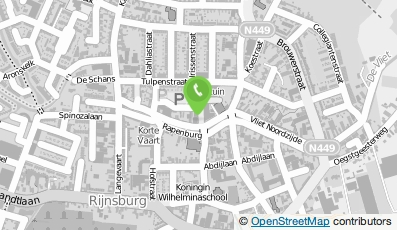 Bekijk kaart van &Uacute;w topSlijter In de Hoftuin in Rijnsburg