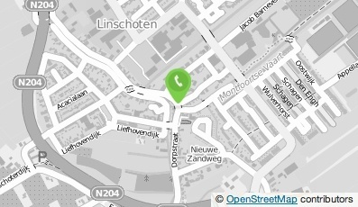 Bekijk kaart van De Echte Bakker Verweij in Linschoten