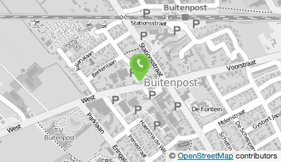 Bekijk kaart van Wereldwinkel in Buitenpost