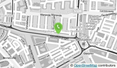 Bekijk kaart van Van der Breggen Bakkers in Rotterdam