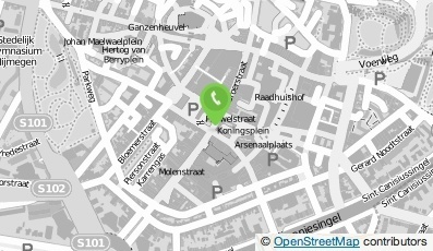 Bekijk kaart van Jeans Centre in Nijmegen