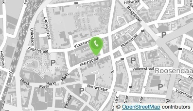 Bekijk kaart van vDAL mannenmode in Roosendaal