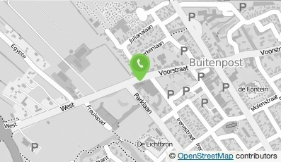Bekijk kaart van Kapenga Wonen in Buitenpost