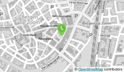 Bekijk kaart van Kippie in Bergen op Zoom