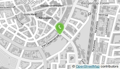 Bekijk kaart van Uniglobe in Bergen op Zoom
