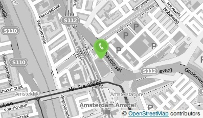 Bekijk kaart van SportCity Amsterdam Wibautstraat in Amsterdam