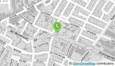Bekijk kaart van De Echte Groenteman in Surhuisterveen
