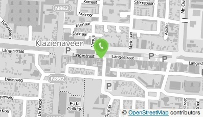 Bekijk kaart van De Echte Groenteman in Klazienaveen