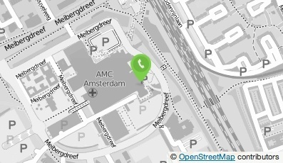 Bekijk kaart van Eemland Orthopedie Techniek B.V. Aanmeetlocatie A.M.C in Amsterdam