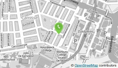 Bekijk kaart van Wassalon Huysers in Rotterdam
