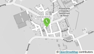 Bekijk kaart van PostNL postkantoor in Oosterend (Noord-Holland)