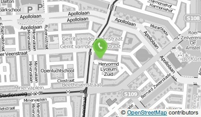 Bekijk kaart van Brahmshof in Amsterdam