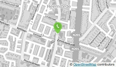 Bekijk kaart van PostNL postkantoor in Heemstede