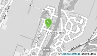 Bekijk kaart van PostNL postkantoor in Vogelenzang