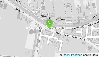Bekijk kaart van PostNL postkantoor in Nieuwerbrug aan den Rijn